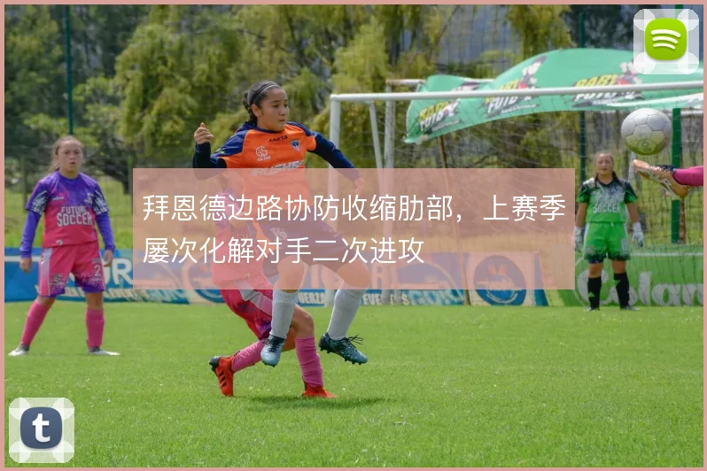拜恩德边路协防收缩肋部，上赛季屡次化解对手二次进攻